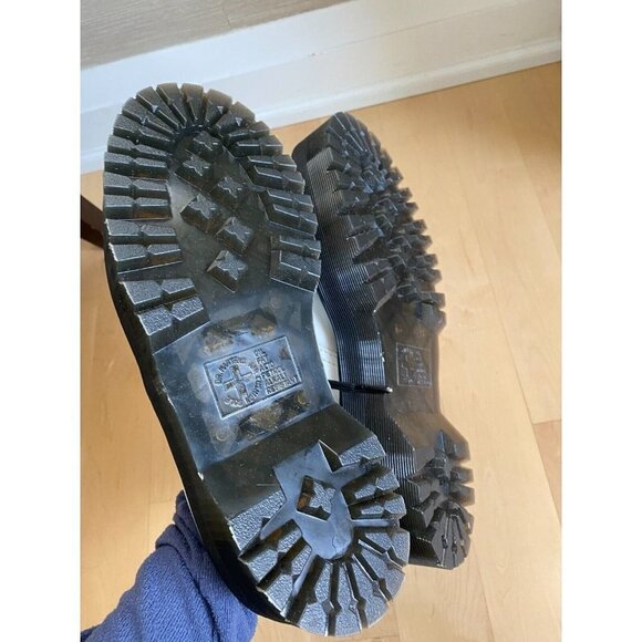 Dr. Martens Women white "1461 Quad" platform lace up shoes *Missized - Picture 8 of 10